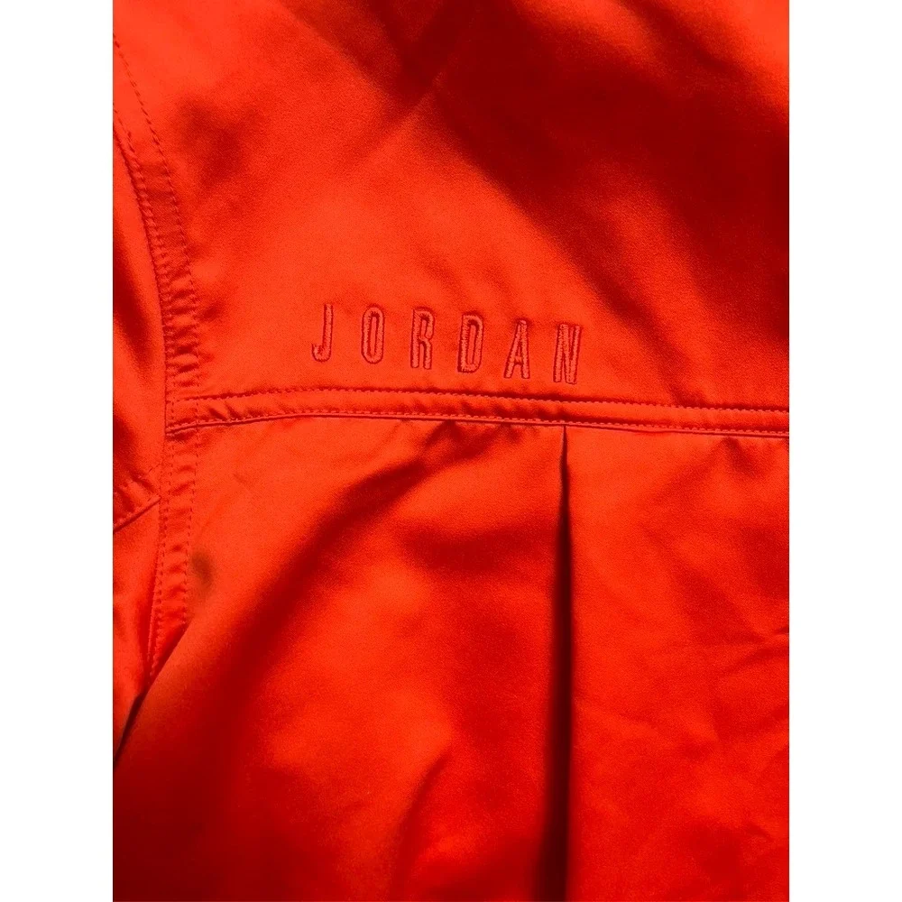 Jordan Jumpman‎ Zip Front Loose Fit Orange Track Jacket Size S